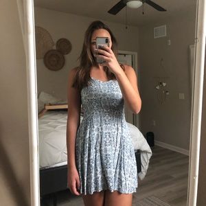 Flowy patterned dress